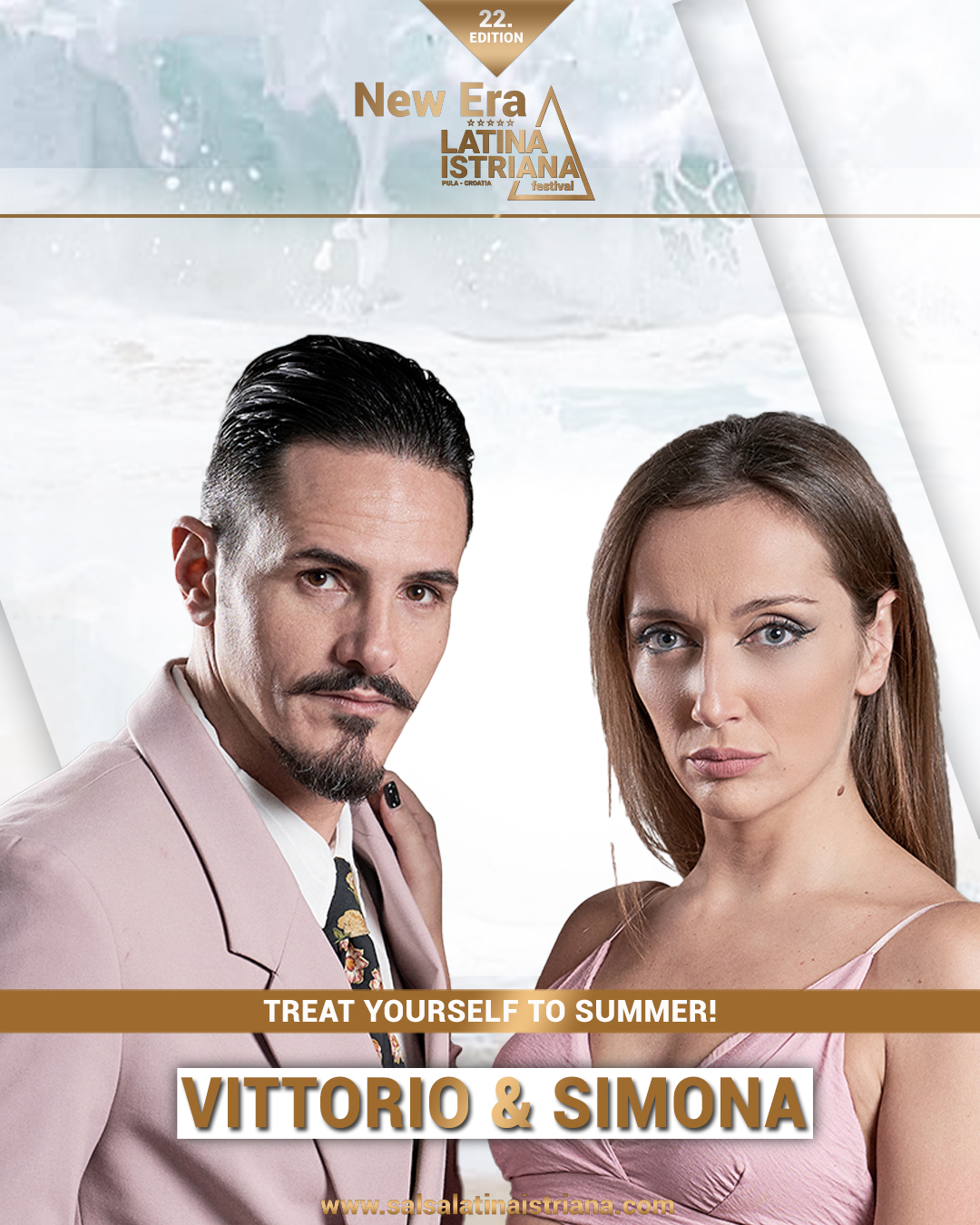 Salsa Latina Istriana Festival - Pula,Croatia - Bachata instructors - Vittorio & Simona